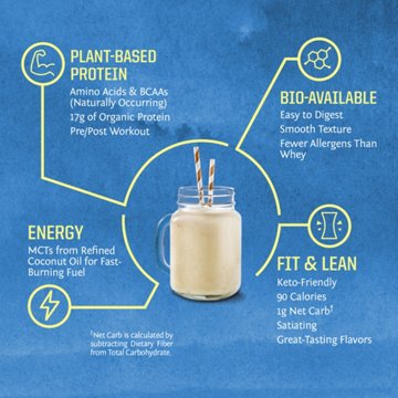 Sunwarrior Warrior Blend Protein Powder - Vanilla, 1.65 lbs
