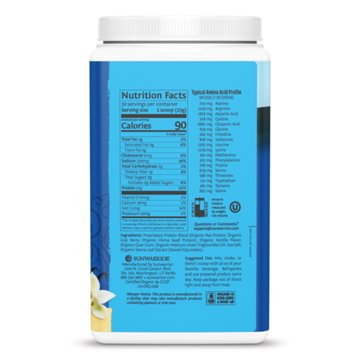Sunwarrior Warrior Blend Protein Powder - Vanilla, 1.65 lbs