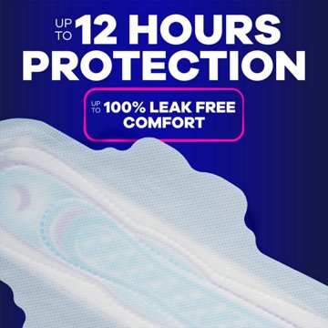 Always Ultra Thin Overnight Pads with Wings, Extra Heavy Overnight, Unscented Size 5, 46 ct