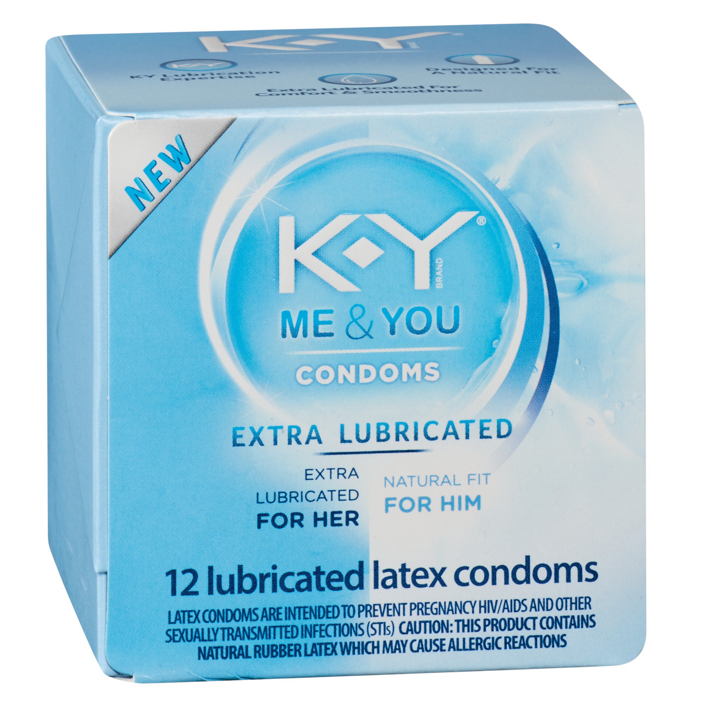 KY Me & You Extra Lubricated Latex Condoms Shop Condoms