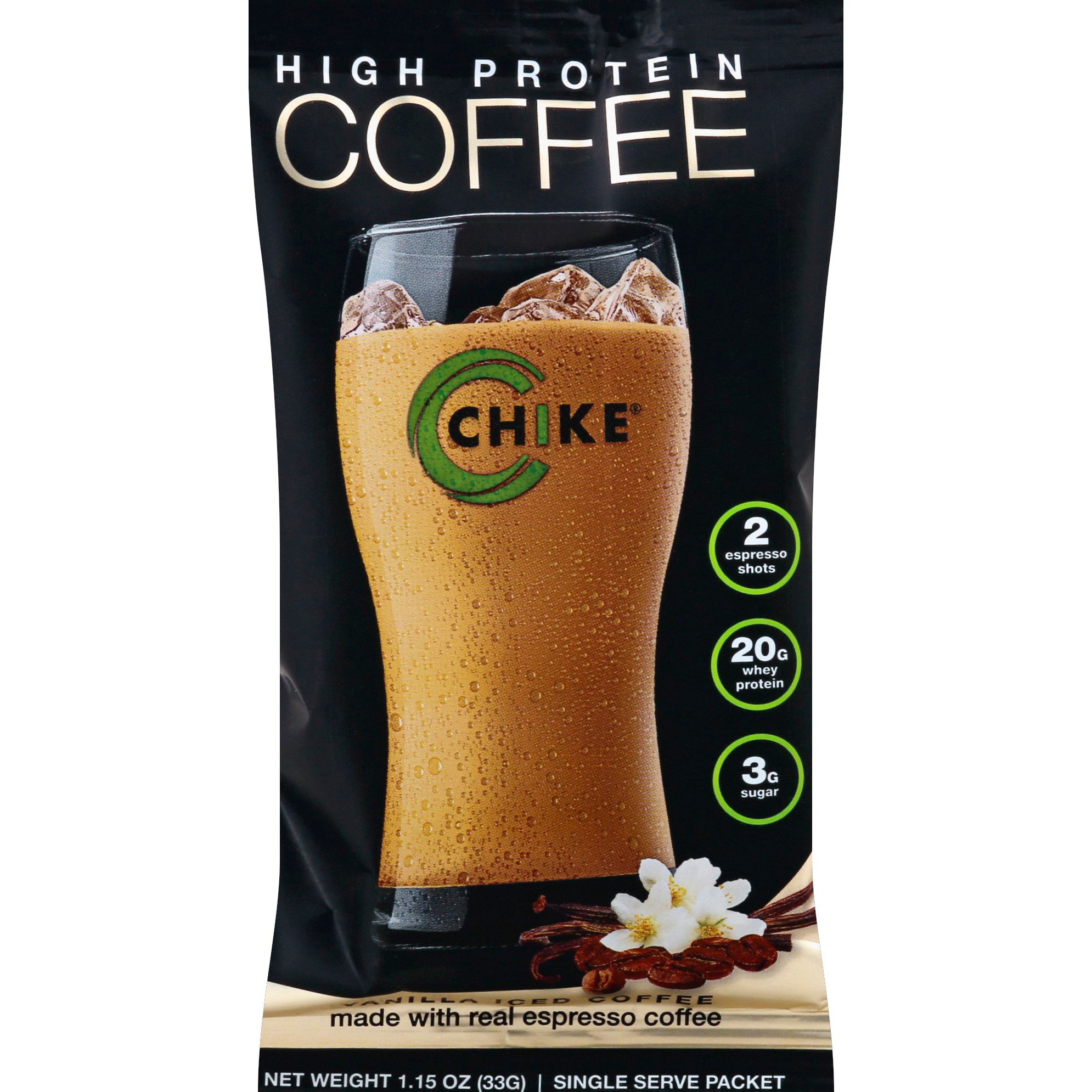 Chike High Protein Coffee Vanilla Single Serve Packet Shop Diet