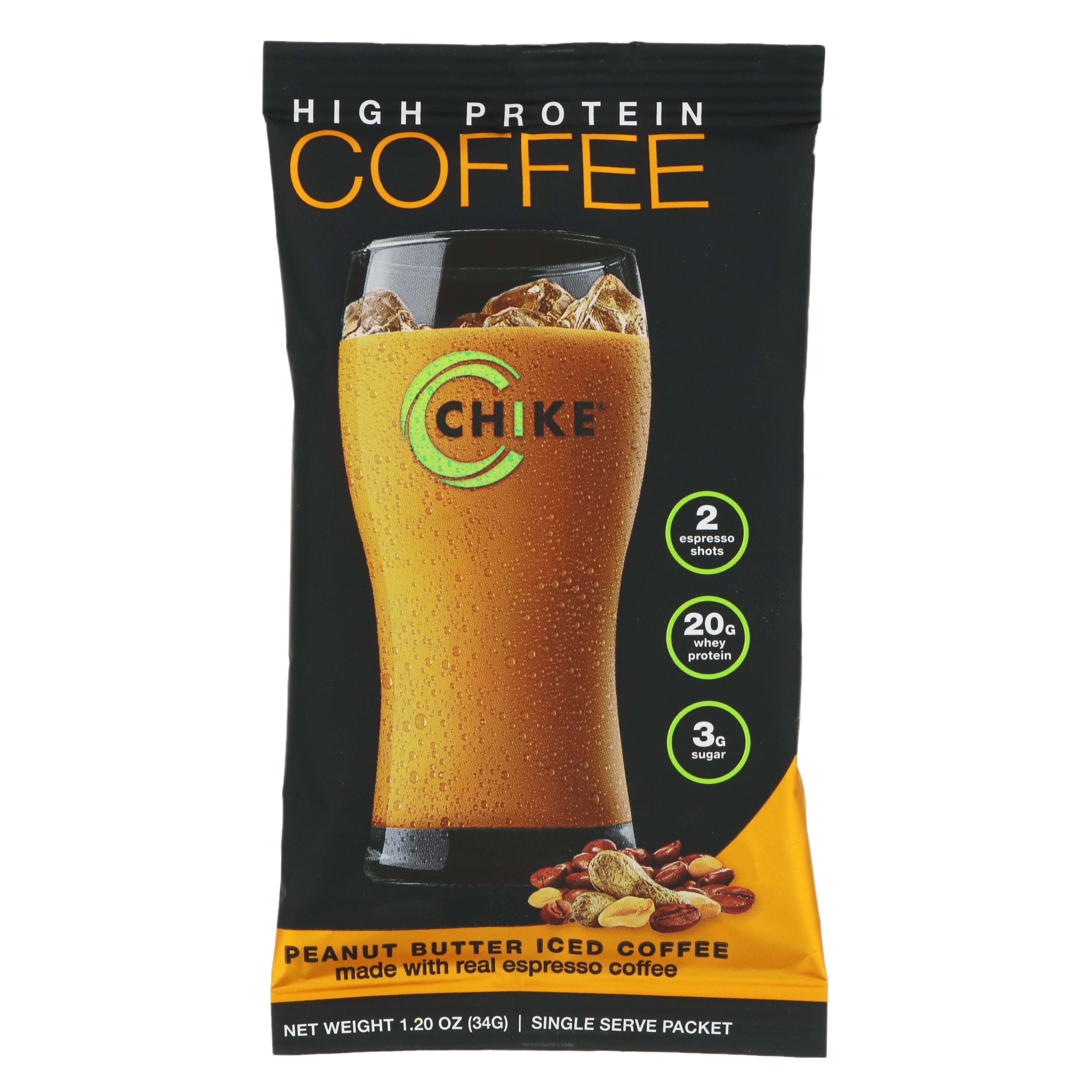 Chike High Protein Coffee Peanut Butter Single Serve Packet Shop Diet & Fitness at HEB