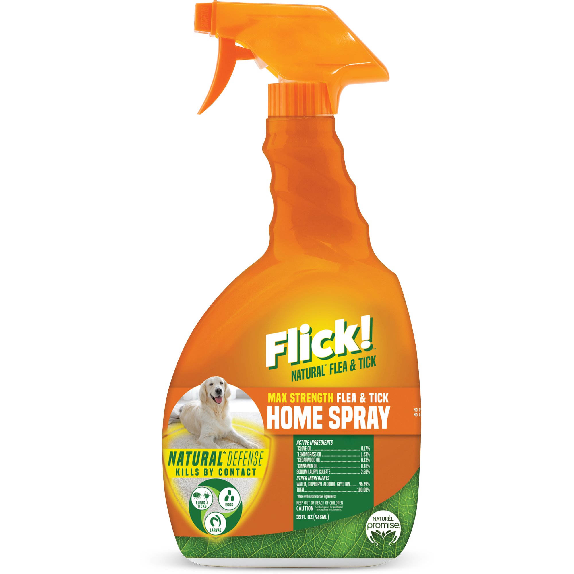 Flick! Max Strength Flea & Tick Home Spray - Shop Insect killers at H-E-B