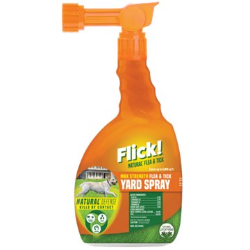 Flick! Max Strength Flea & Tick Yard Spray, 32 oz