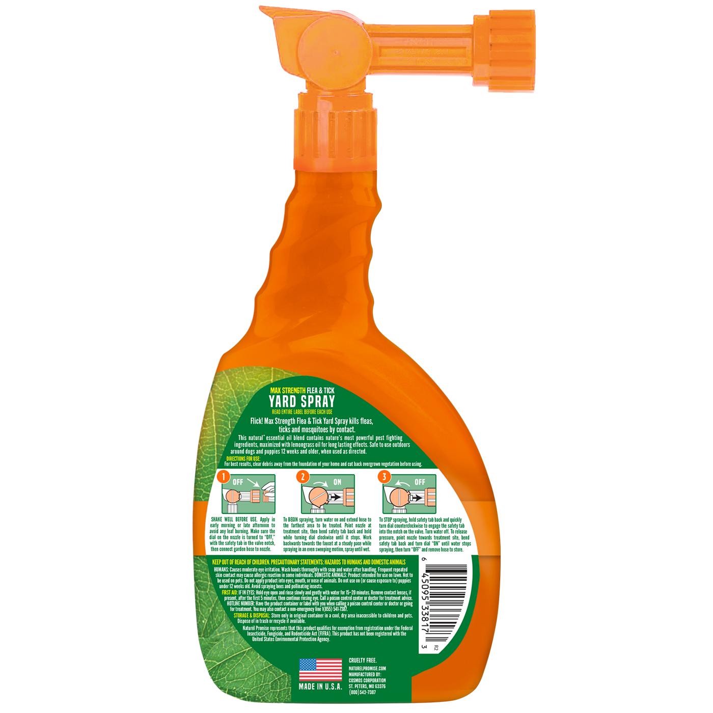Flick! Max Strength Flea & Tick Yard Spray; image 3 of 7