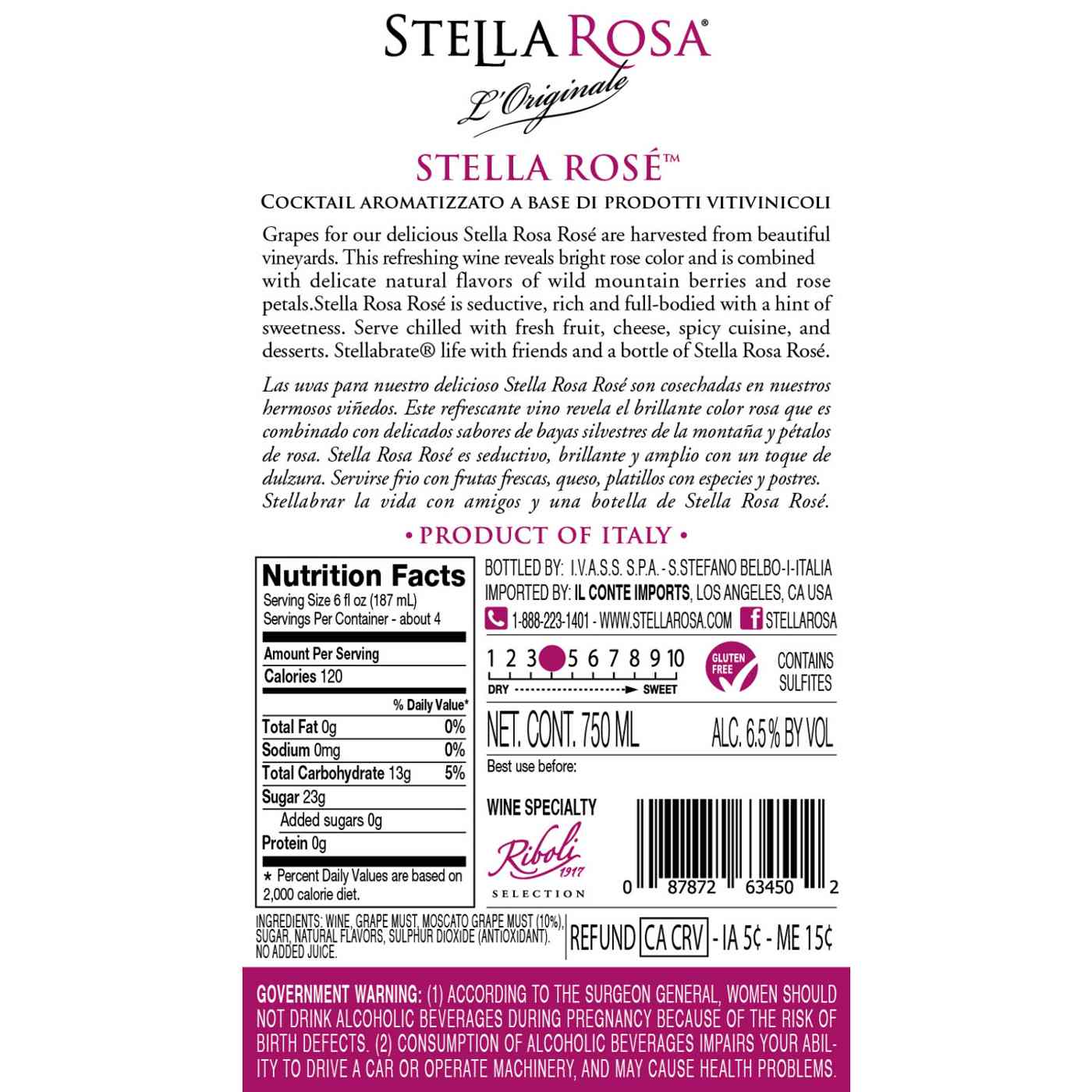 Stella Rosa Rose; image 5 of 7