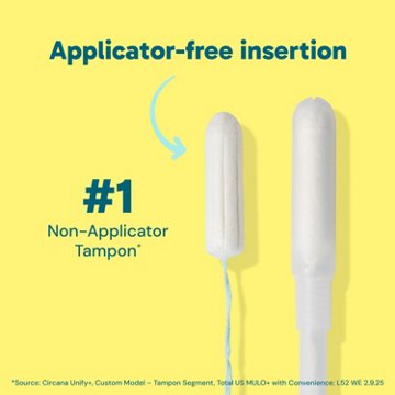 o.b. Tampons - Ultra Absorbency (No Applicator), 40 ct