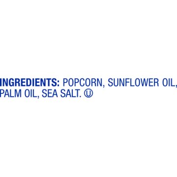 SKINNYPOP Microwavable Popcorn - Sea Salt, 6 ct