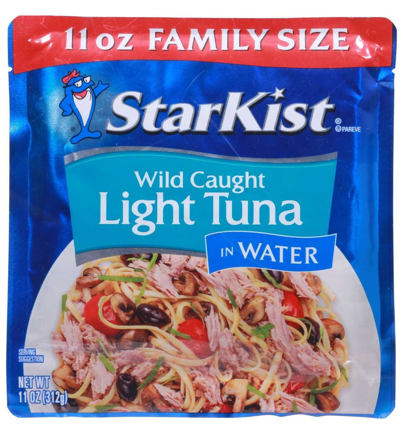 StarKist Light Tuna in Water Pouch Family Size; image 1 of 4