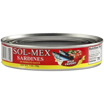 Sol-Mex Sardines in Tomato Sauce, 7 oz