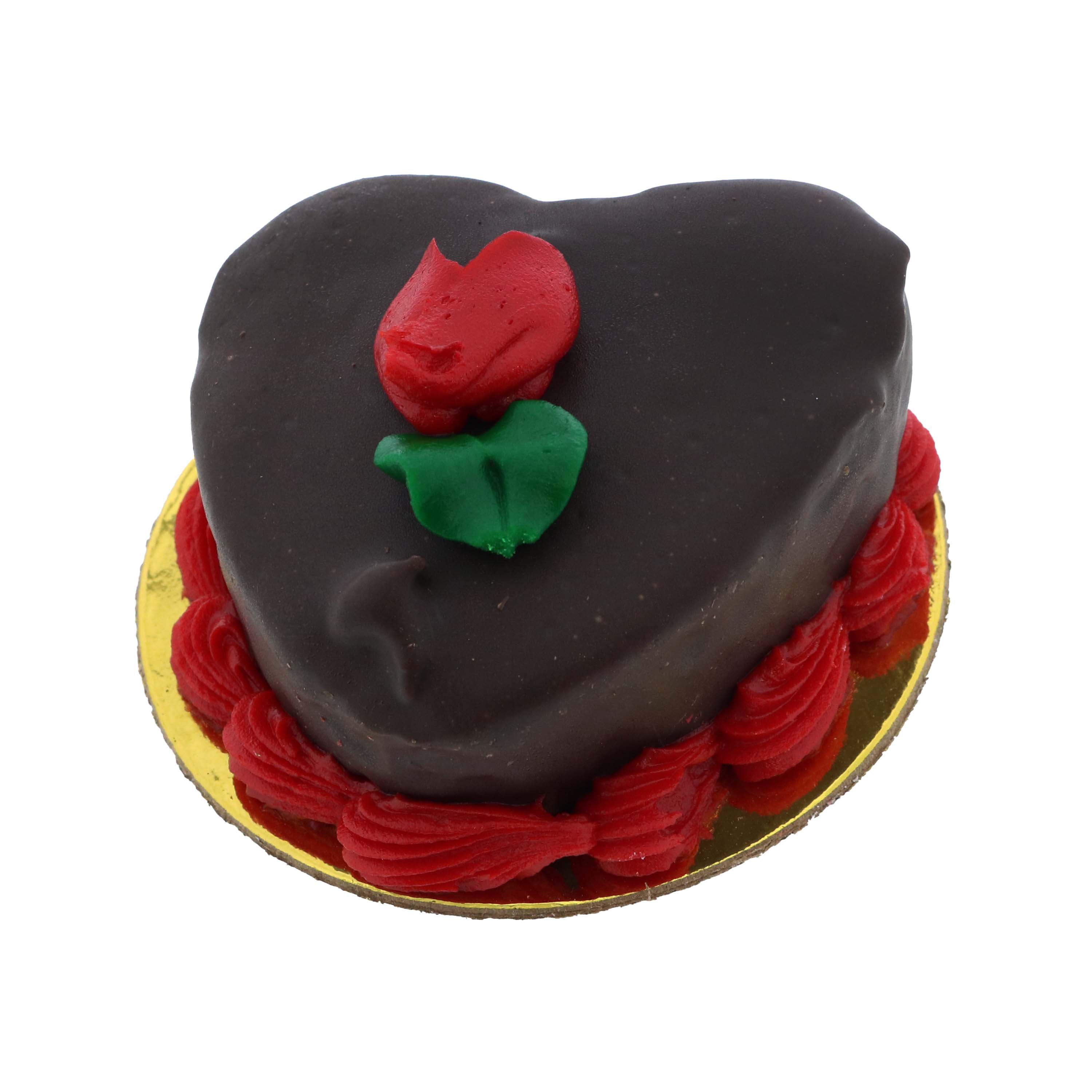 H-E-B Bakery Heart-Shaped Mini Chocolate Cake - Shop Standard cakes at ...