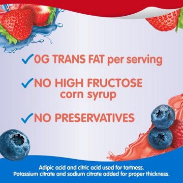 Snack Pack Strawberry & Berry Blue Juicy Gels Cups Family Pack, 12 ct