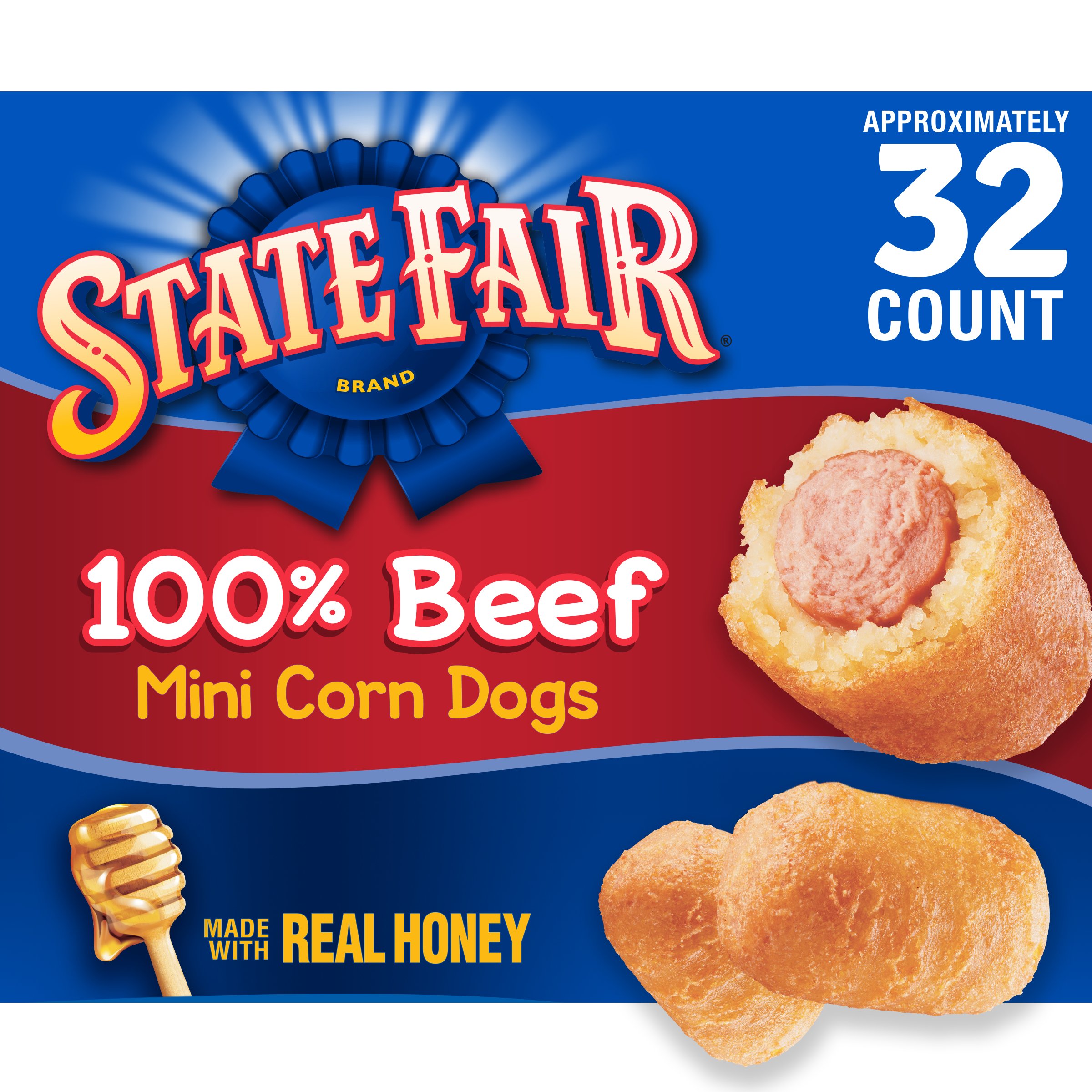 State Fair Beef Mini Corn Dogs - Shop Sausages & Hot Dogs at H-E-B