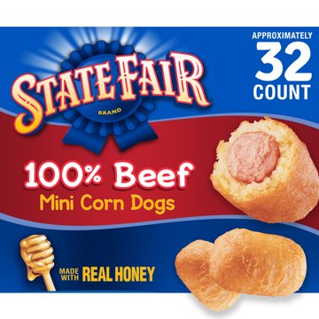 State Fair Frozen Beef Mini Corn Dogs, 32 ct