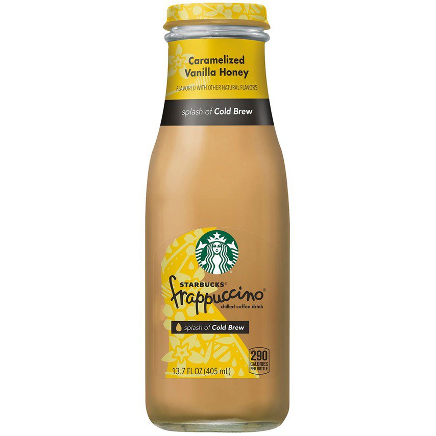 Starbucks Caramelized Vanilla Honey Frappuccino Chilled Coffee Drink