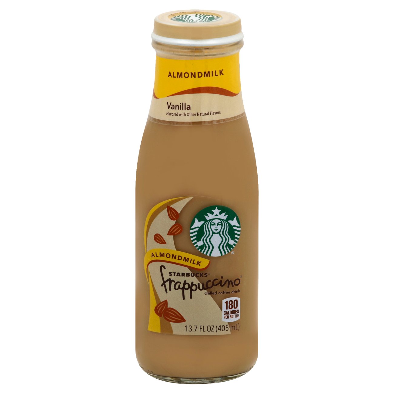 Starbucks Almond Milk Vanilla Frappuccino Chilled Coffee Drink