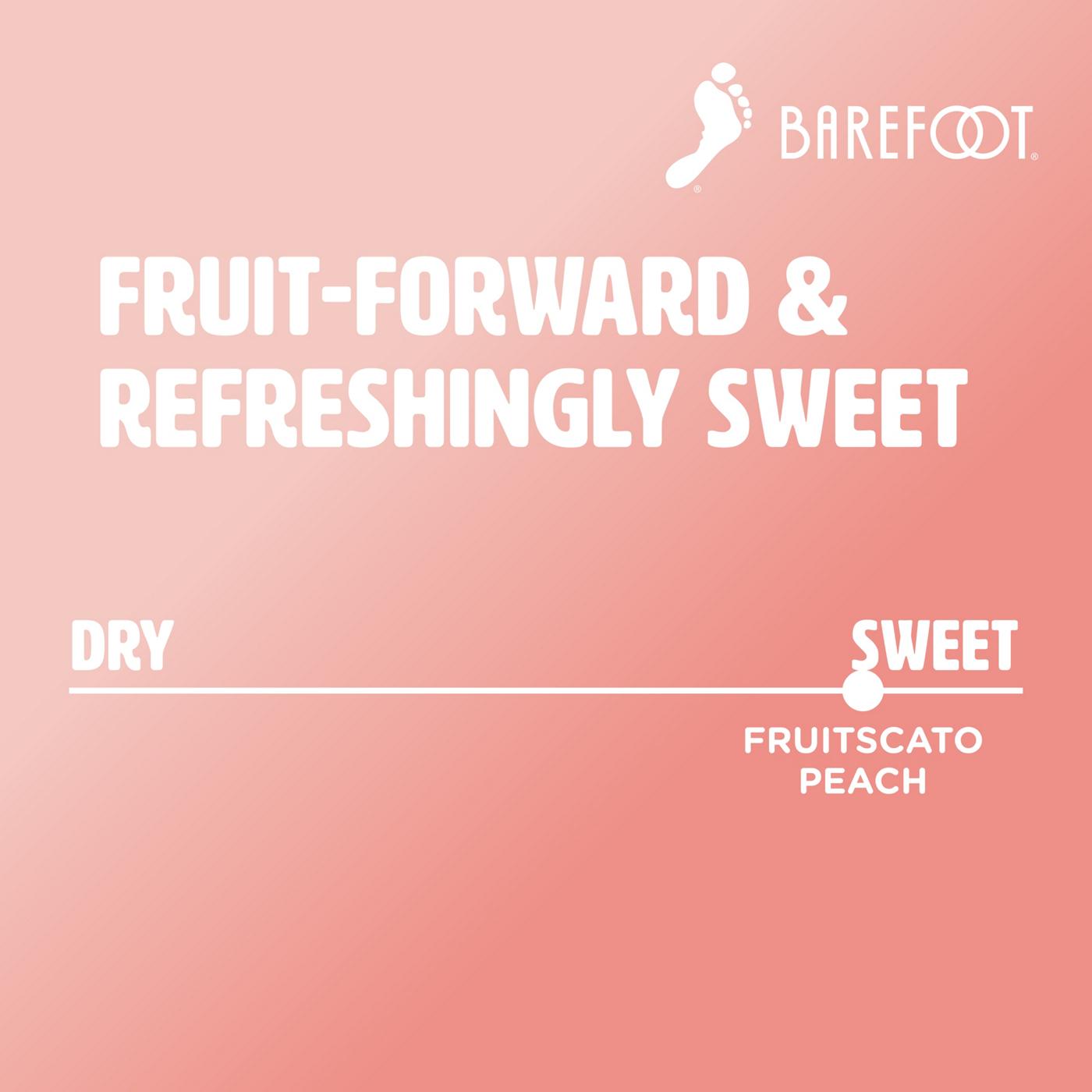 Barefoot Fruitscato Sweet Peach Moscato; image 2 of 8