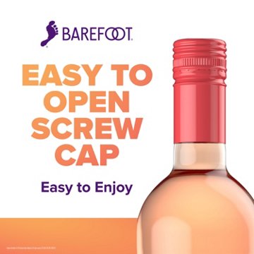 Barefoot Peach Moscato California Sweet Wine, 750 mL
