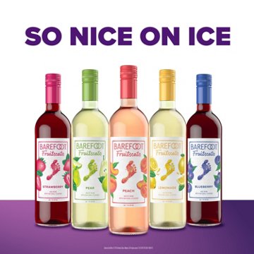 Barefoot Strawberry Moscato California Sweet Wine, 750 mL