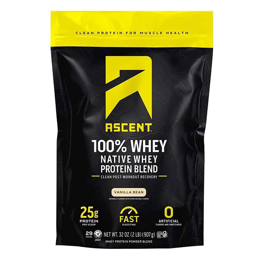 Ascent 100% Whey 25g Protein Powder Blend - Vanilla, 32 oz