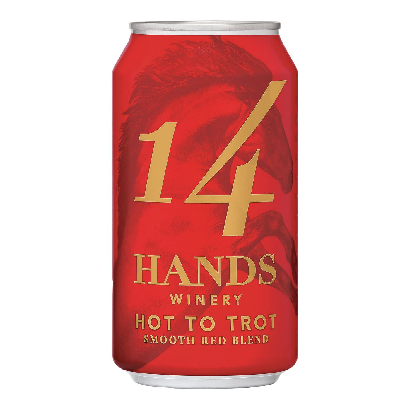 14 Hands Hot to Trot Smooth Red Blend Wine Can; image 1 of 4