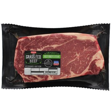 H-E-B Grass Fed & Finished Beef Boneless Ribeye Steak - USDA Choice, Avg. 0.785 lb