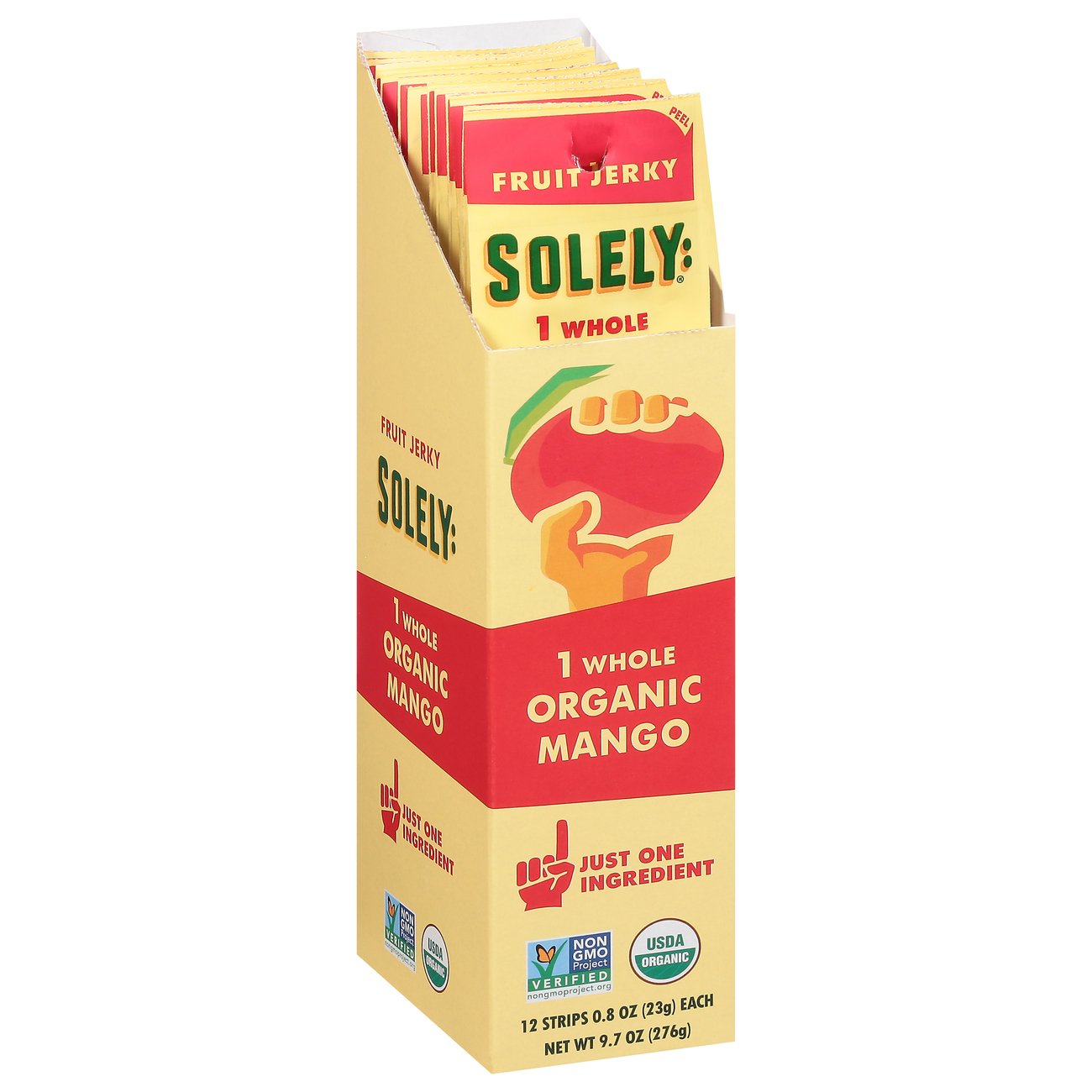 Solely Mango Fruit Jerky Shop Granola & Snack Bars at HEB