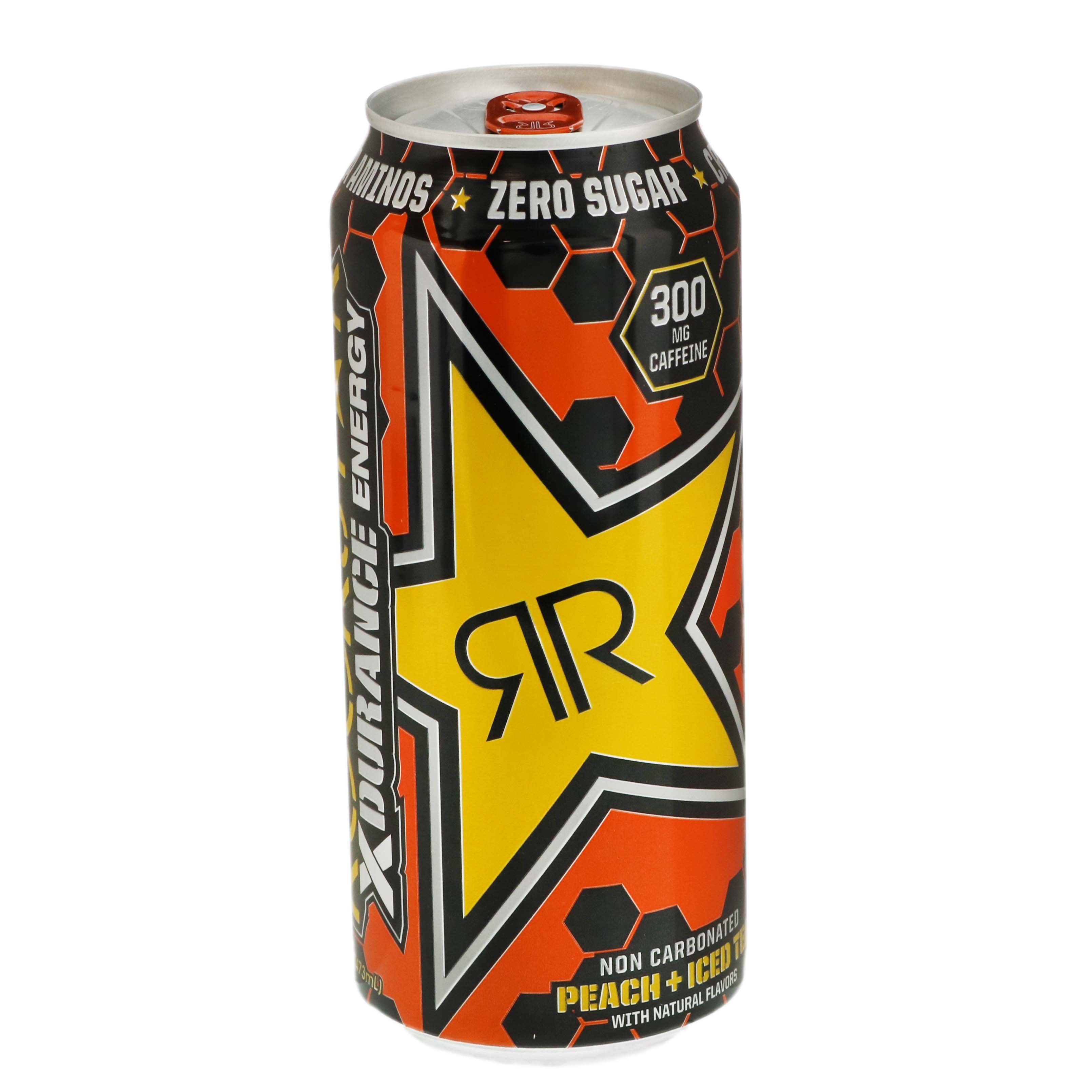Rockstar Zero Sugar Xdurance Peach & Iced Tea Energy Drink Shop