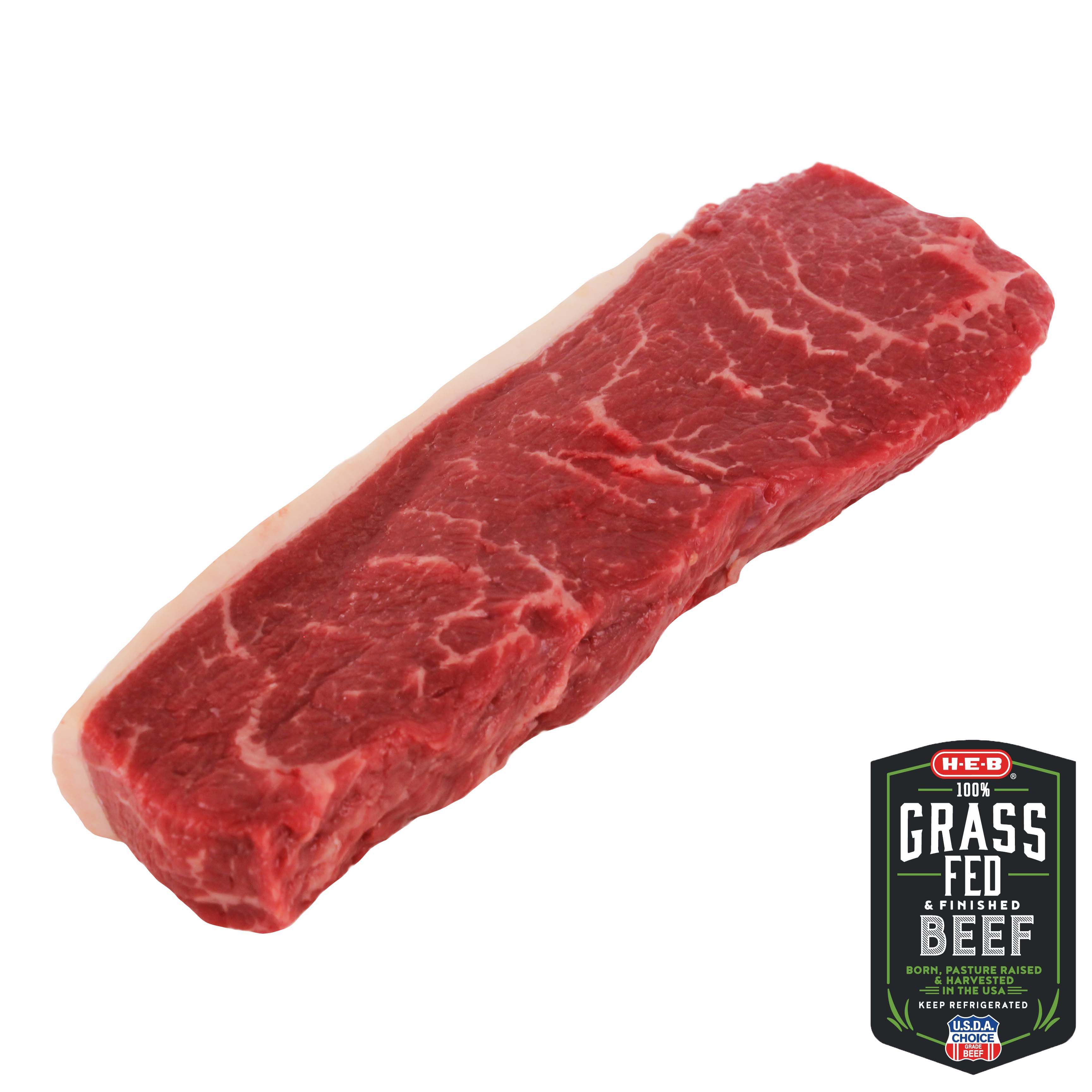 HEB Grass Fed Top Sirloin Petite Steak Boneless Shop Beef at HEB