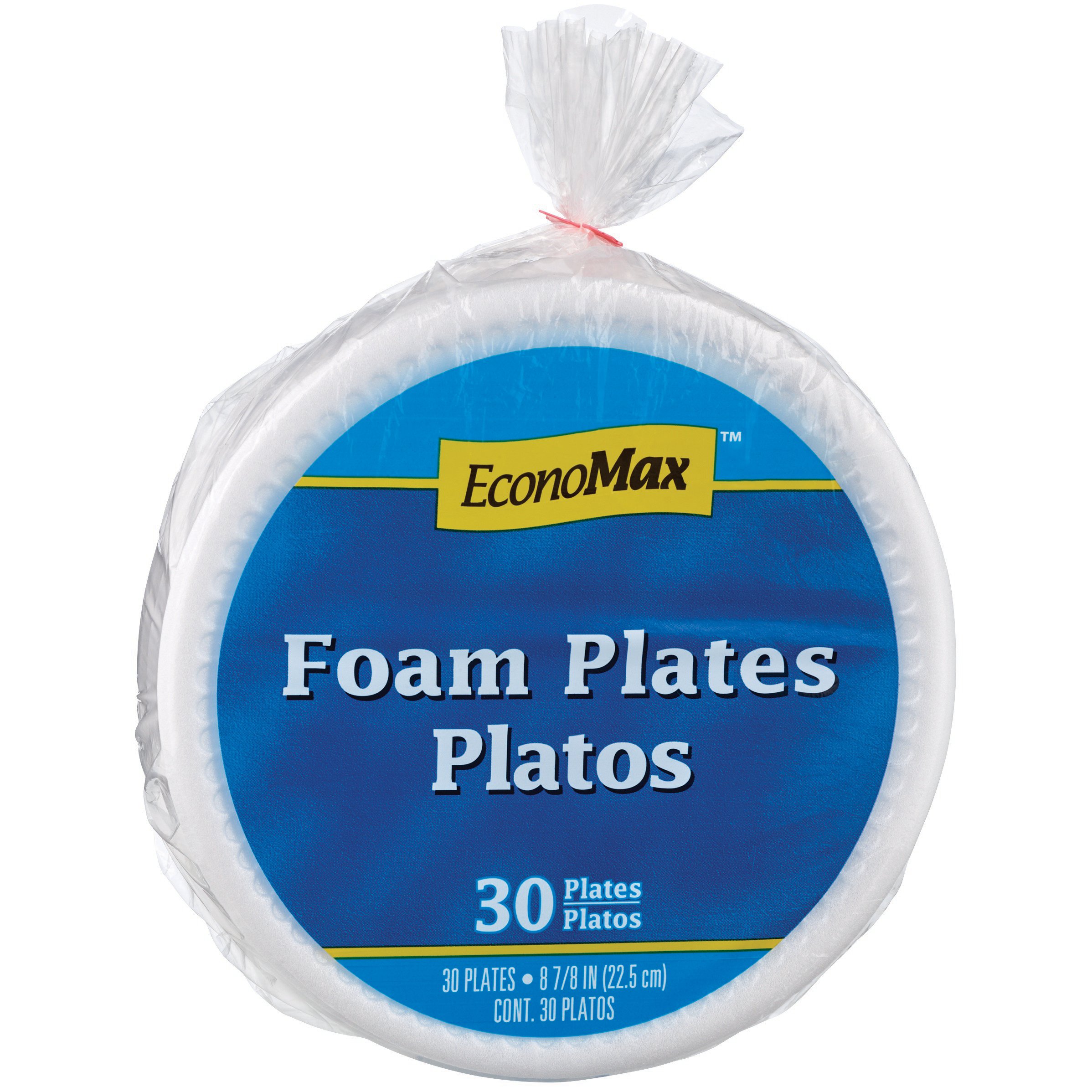 Economax 8.8 in Foam Plates Shop Plates & Bowls at HEB