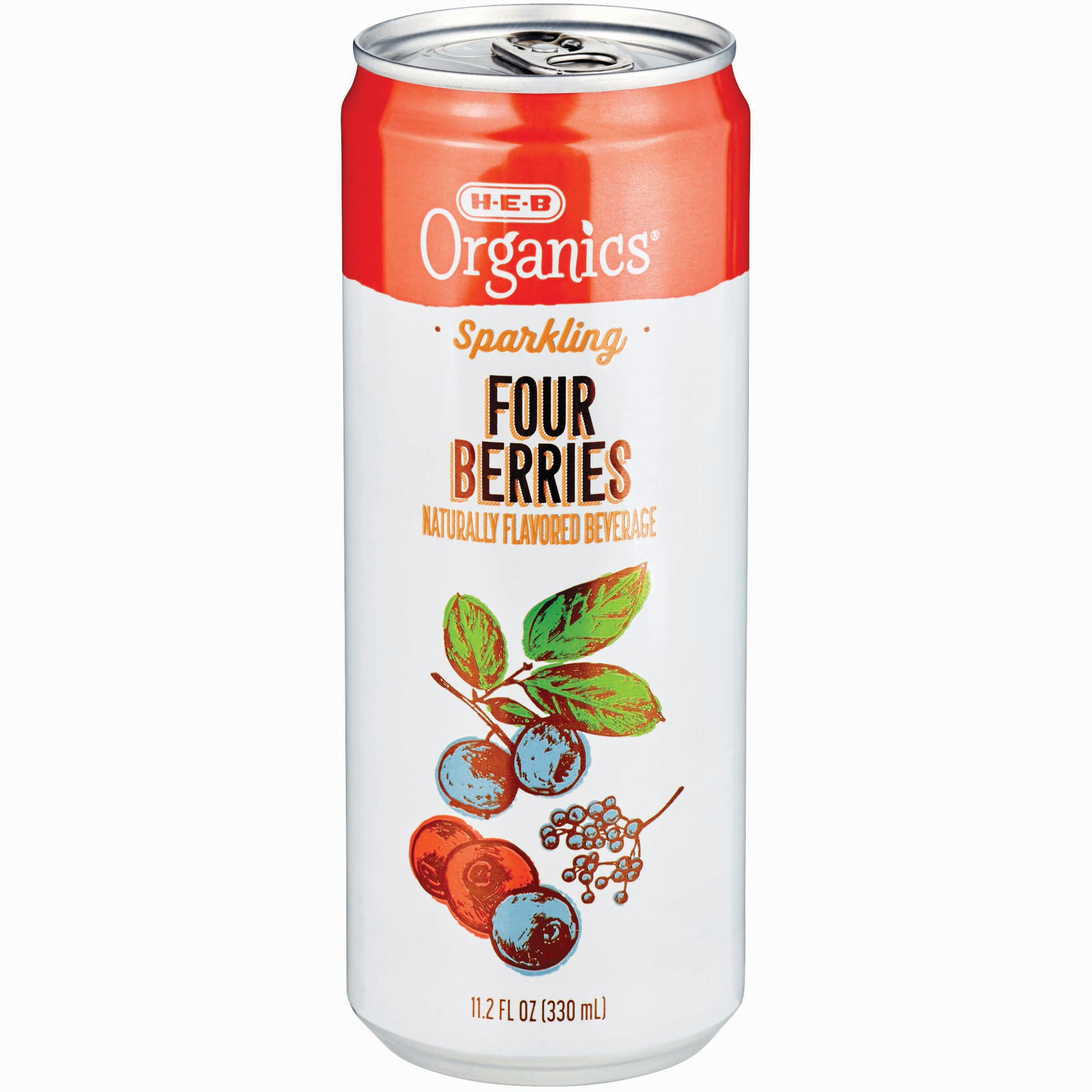 HEB Organics Sparkling Four Berries Beverage Shop Soda at HEB