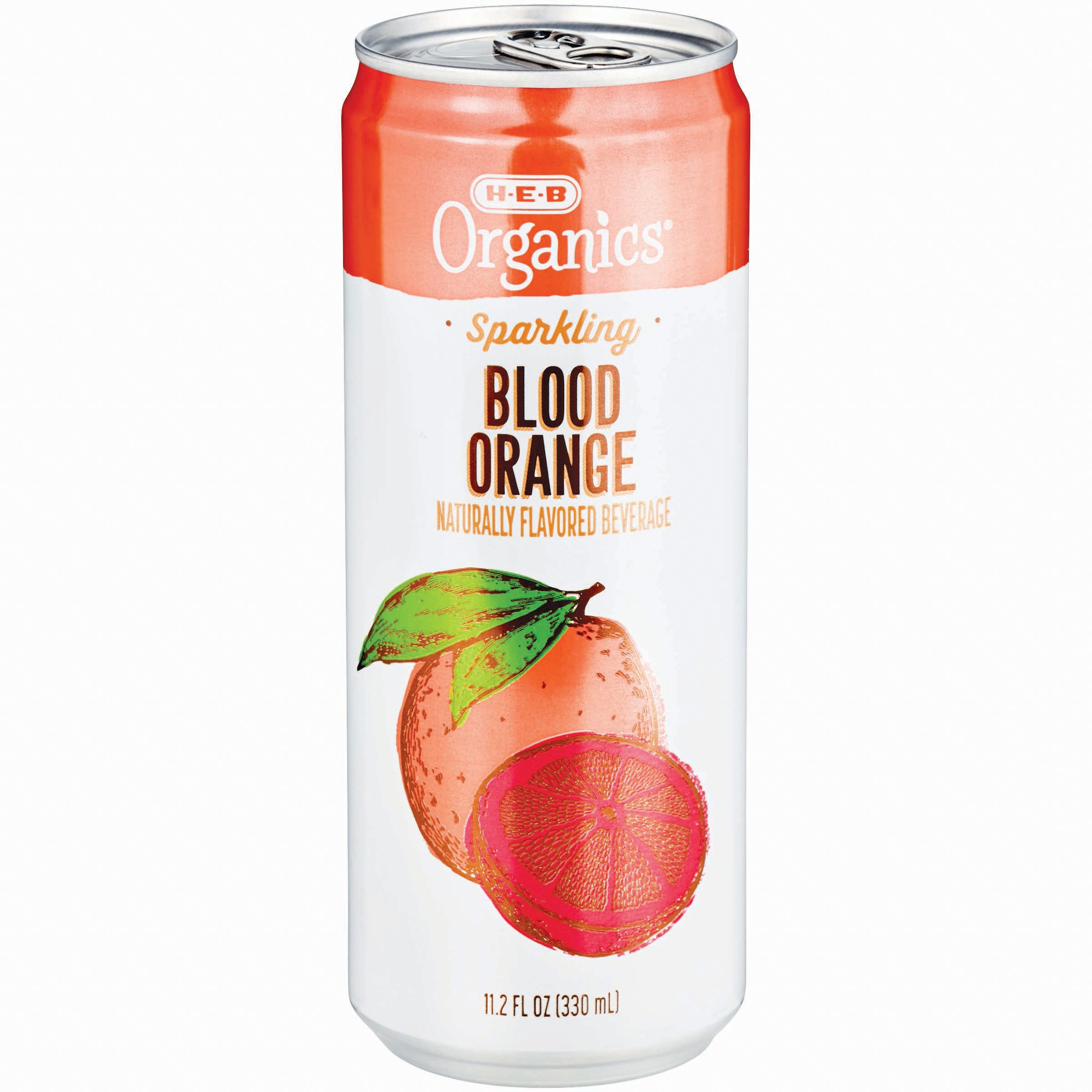 HEB Organics Sparkling Blood Orange Beverage Shop Soda at HEB