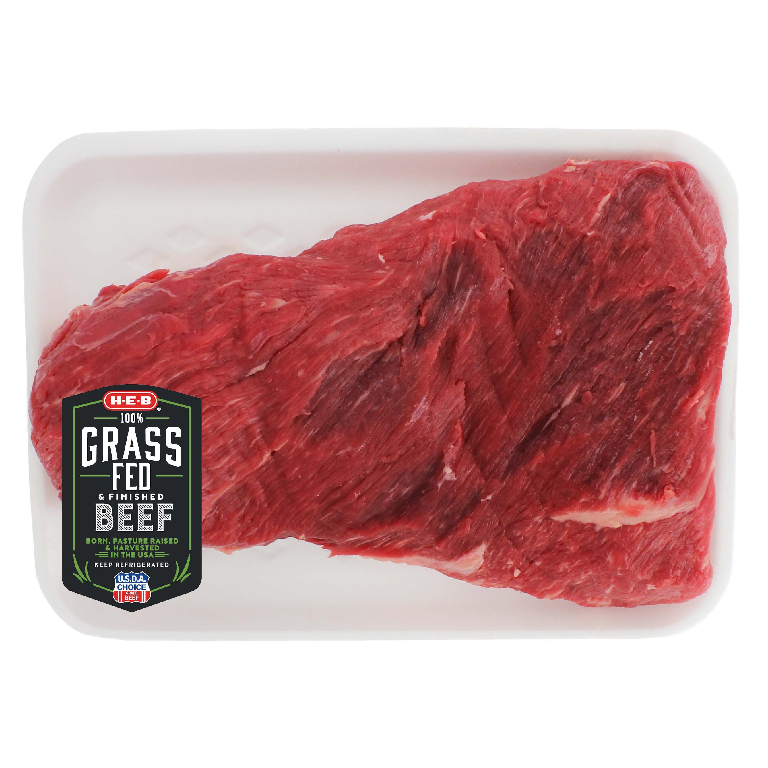 H-E-B Grass Fed Beef Tri Tip Roast Boneless, USDA Choice - Shop Beef At ...