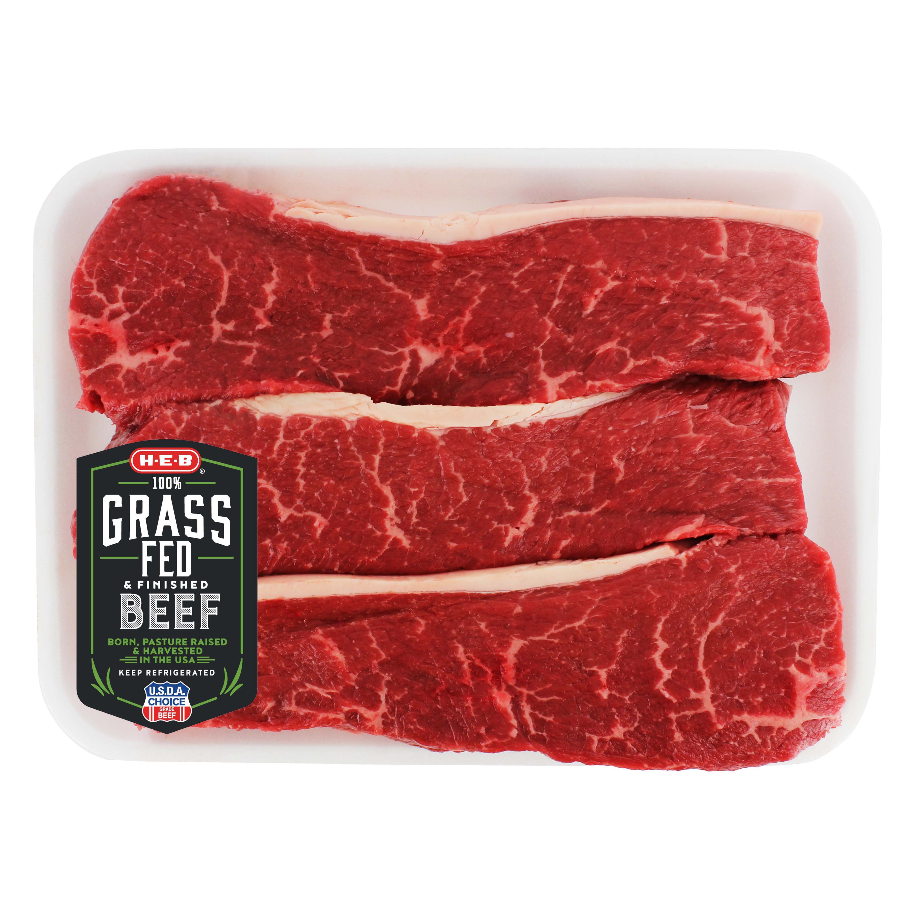 HEB Grass Fed Top Sirloin Petite Steak Boneless, USDA Choice Shop