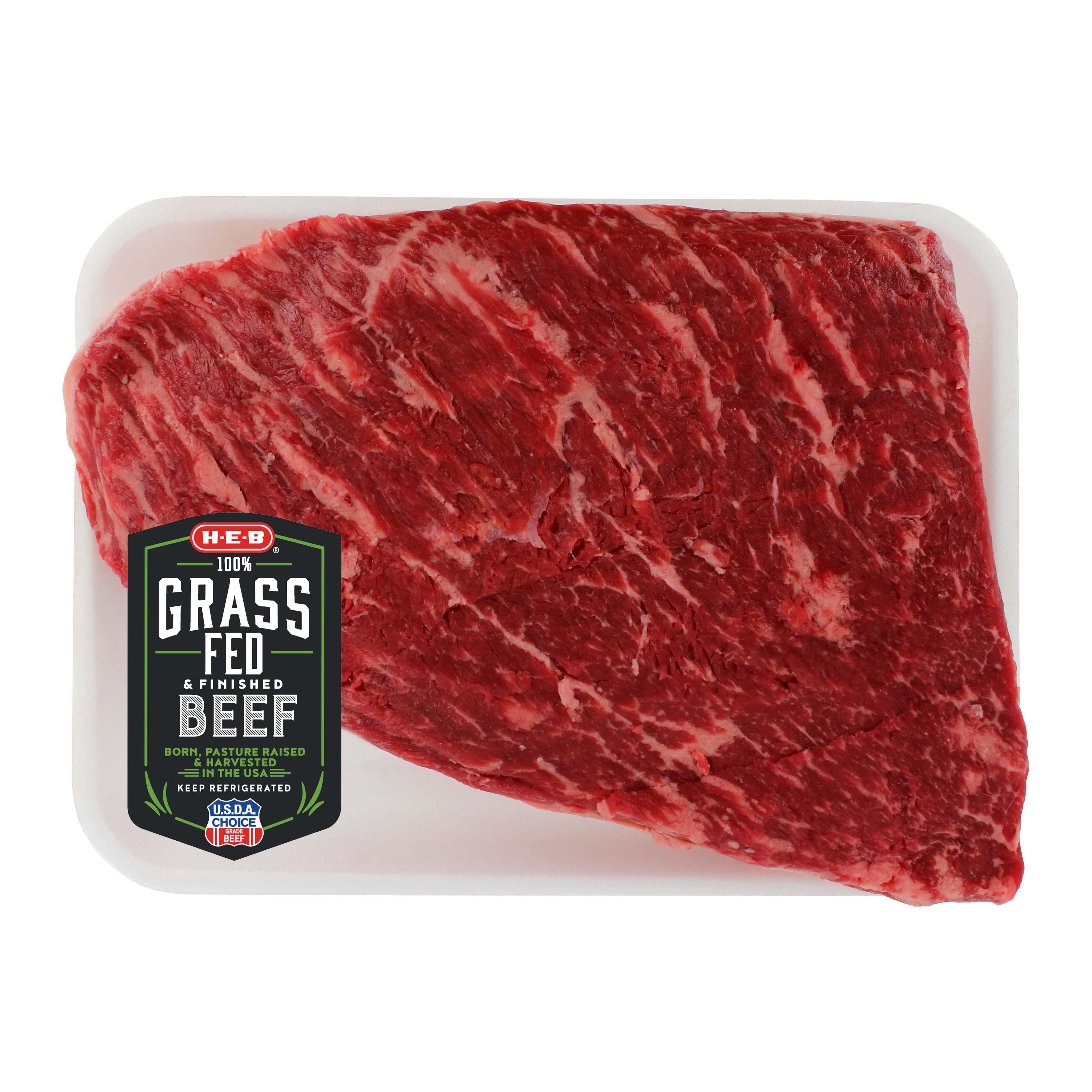 HEB Grass Fed Beef Sirloin Pichana Roast Boneless, USDA Choice Shop