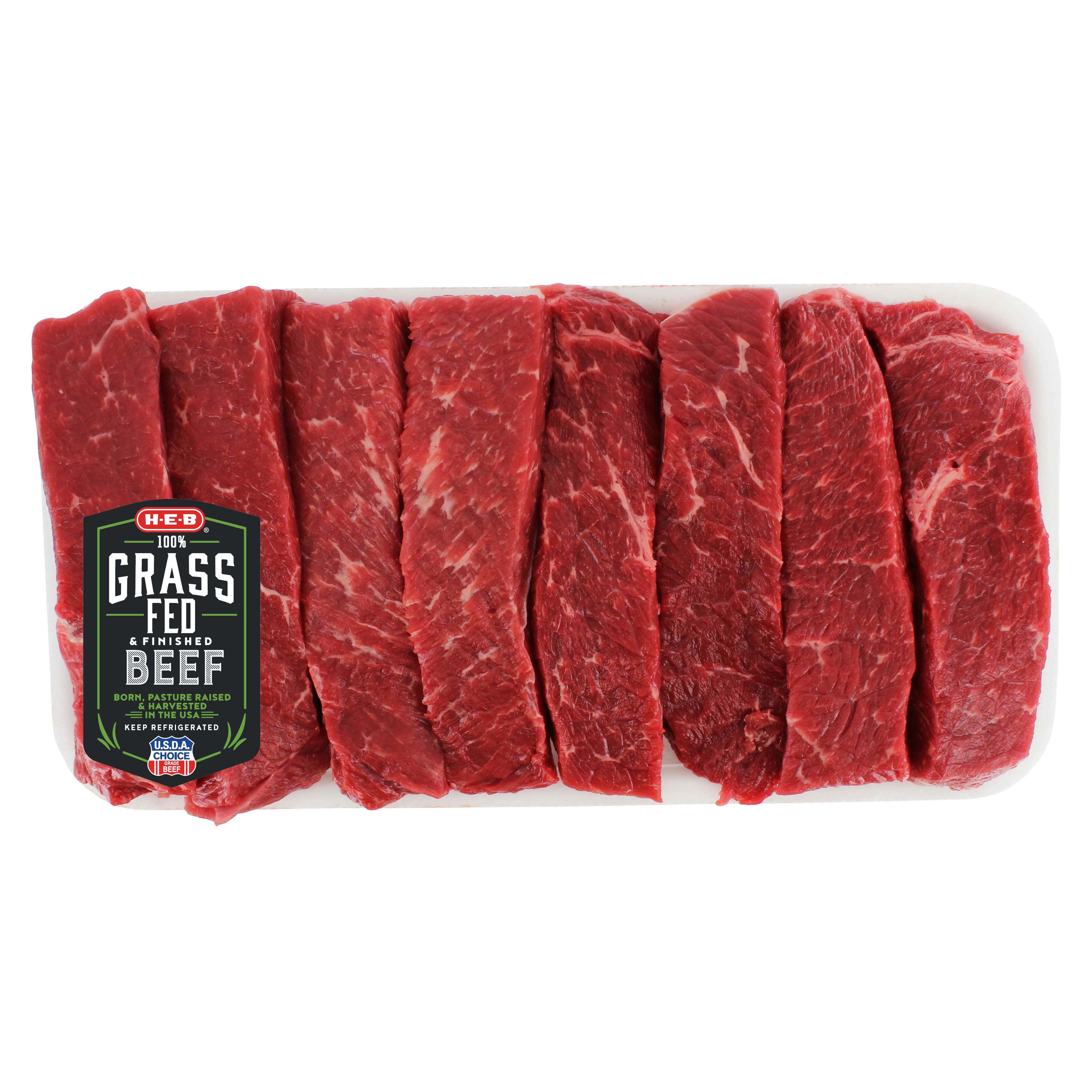 H-E-B Grass Fed Beef Chuck TX Style Ribs Boneless, USDA Choice - Shop ...