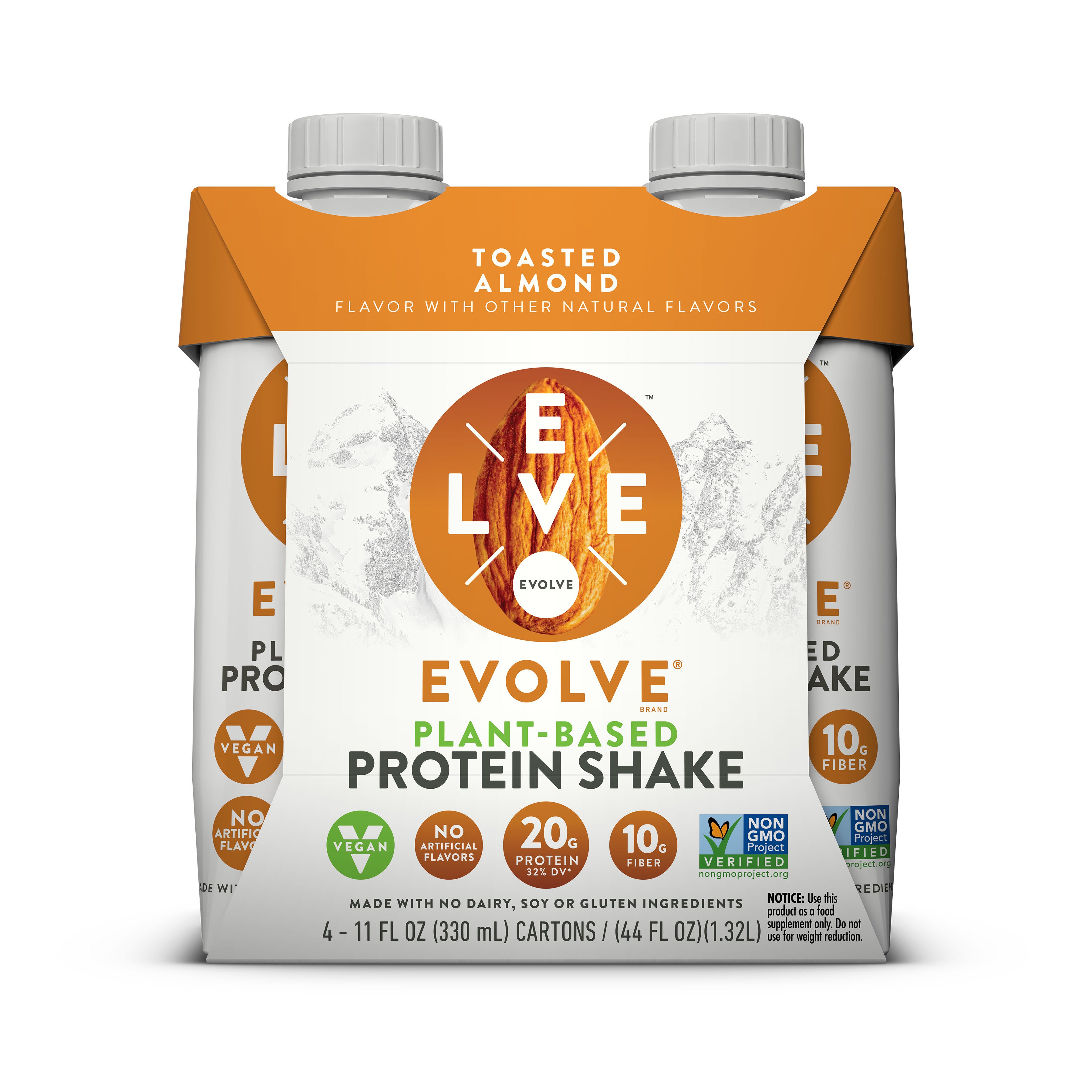 evolve-toasted-almond-protein-shake-4-pk-shop-diet-fitness-at-h-e-b