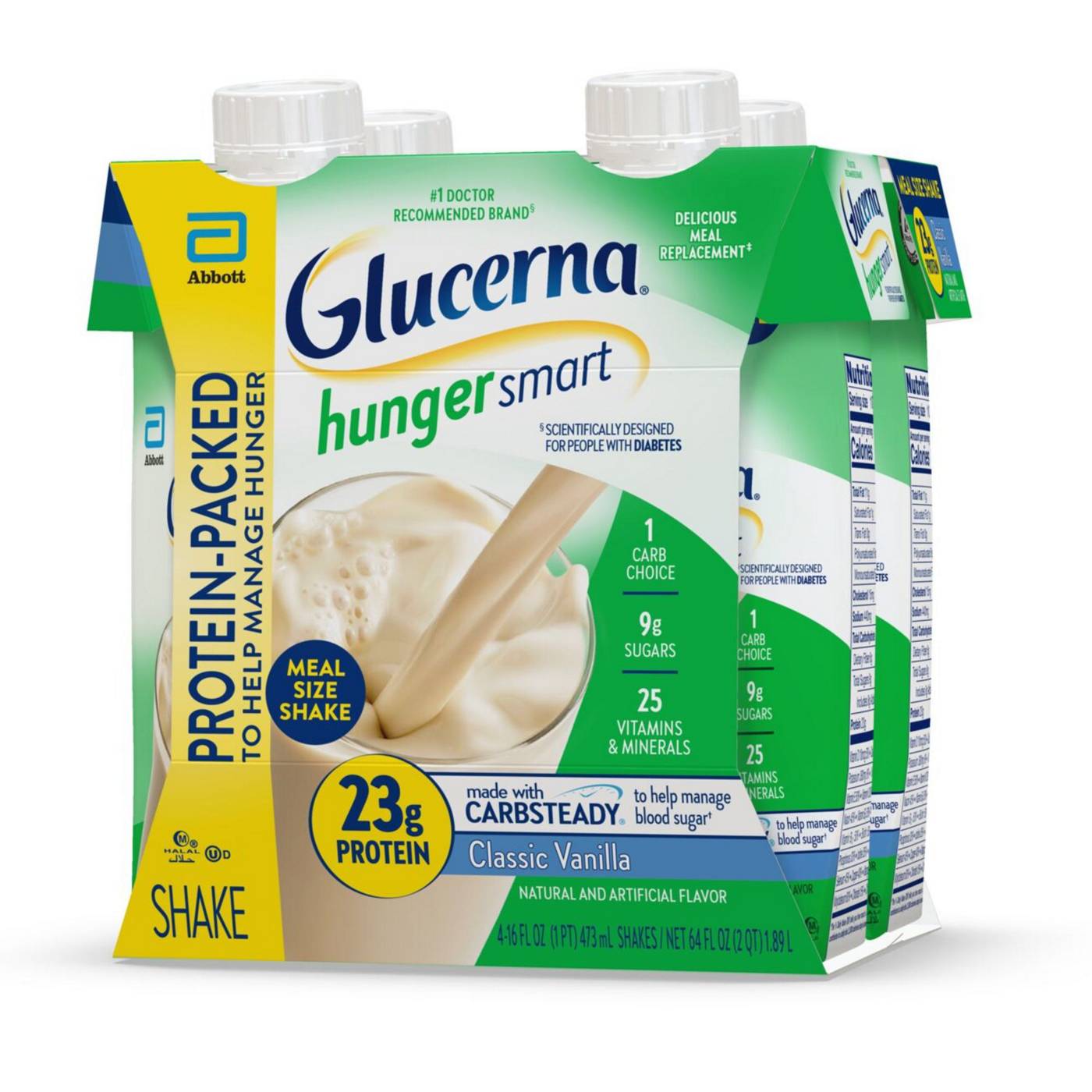 Glucerna Hunger Smart Meal Size Shakes, 23g Protein - Classic Vanilla; image 11 of 13