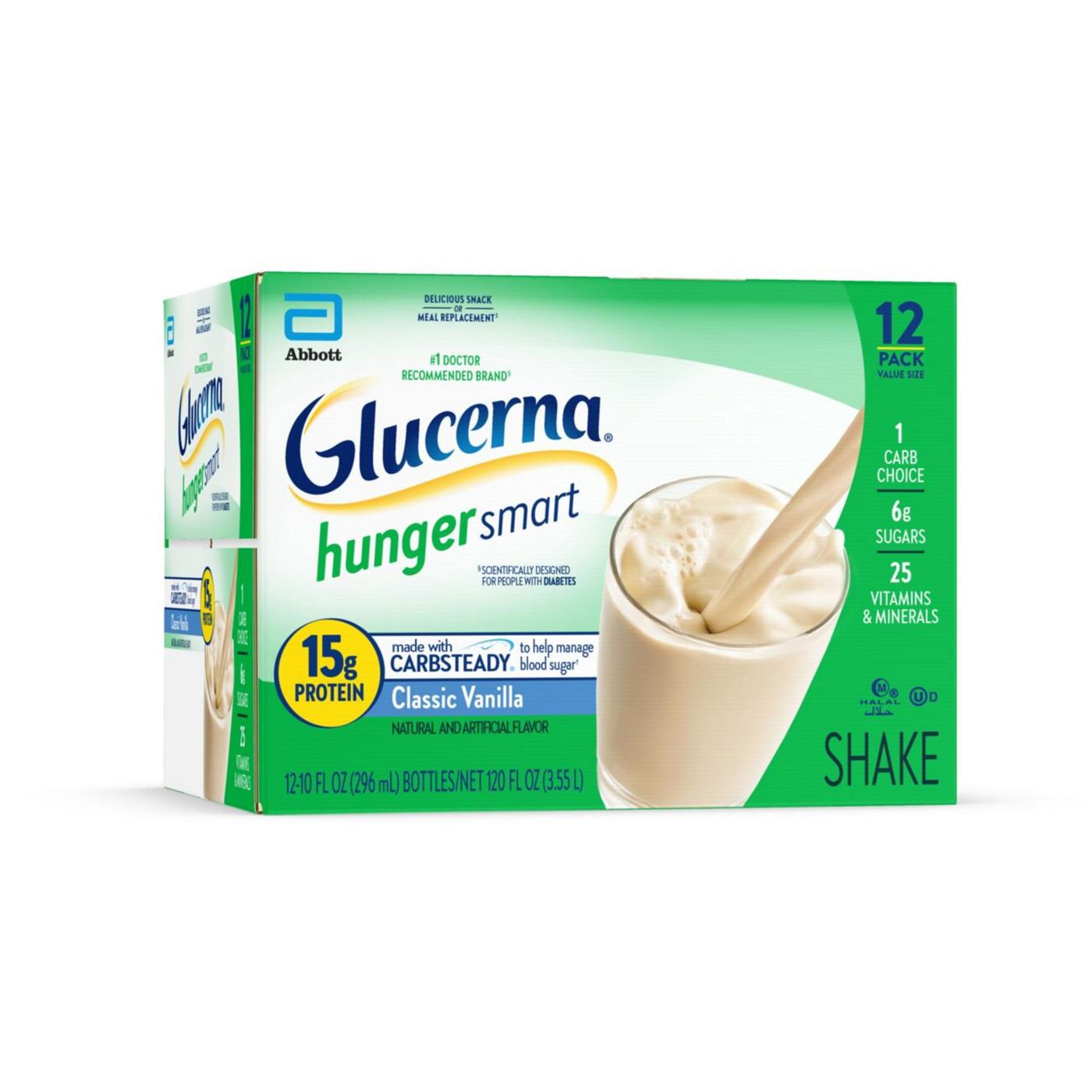 Glucerna Hunger Smart Nutritional Shakes - Classic Vanilla; image 2 of 13