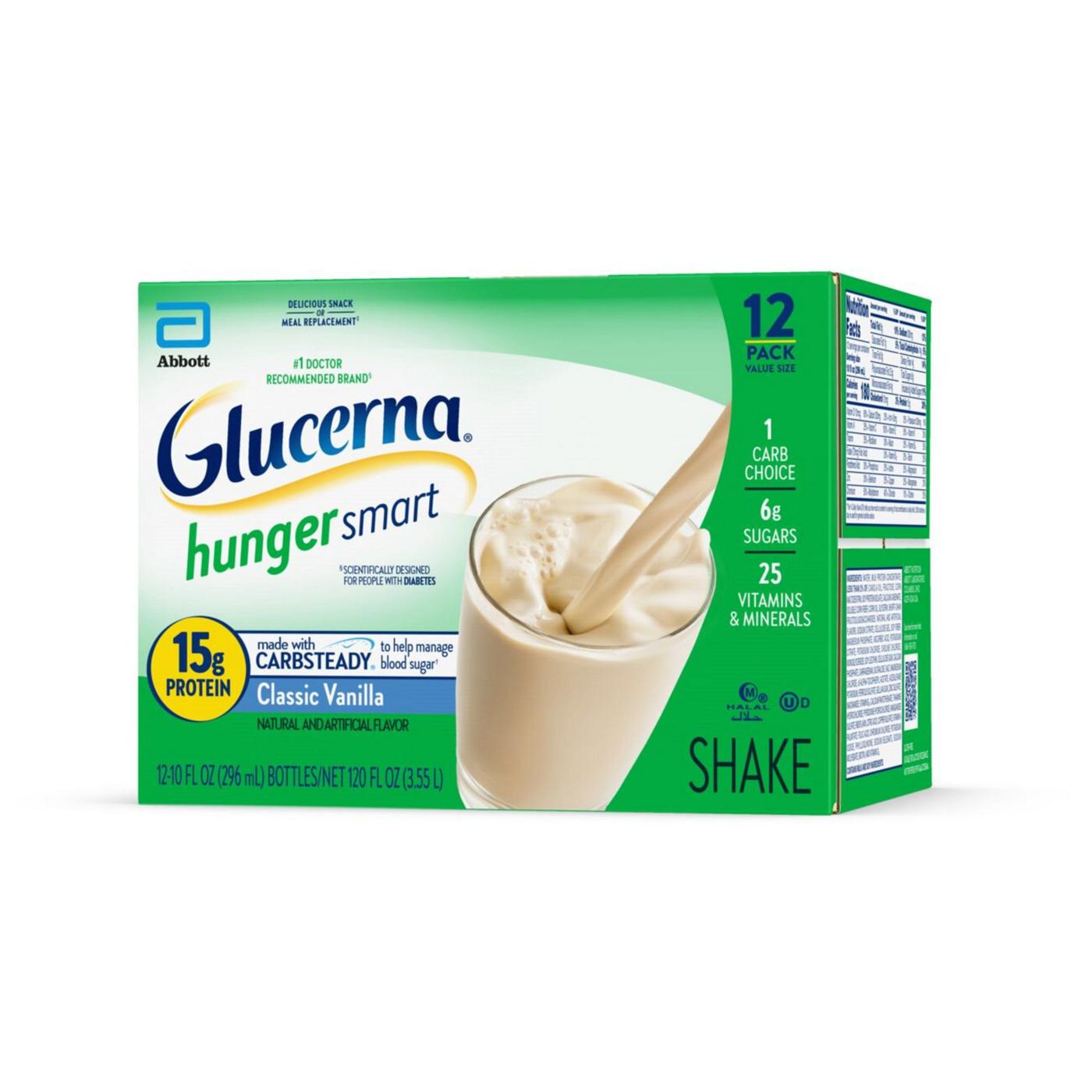 Glucerna Hunger Smart Nutritional Shakes - Classic Vanilla; image 3 of 13