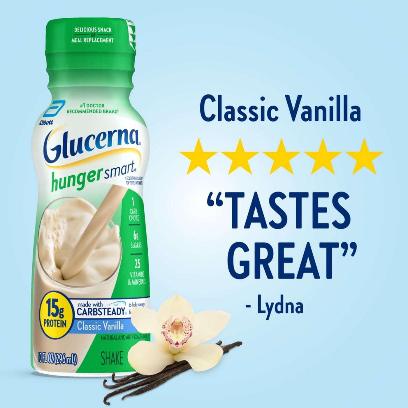 Glucerna Hunger Smart Nutritional Shakes - Classic Vanilla; image 12 of 13