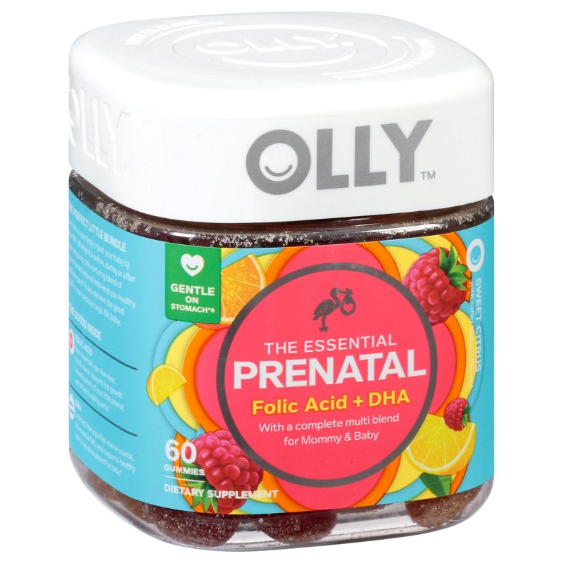 olly prenatal folic acid and dha reviews