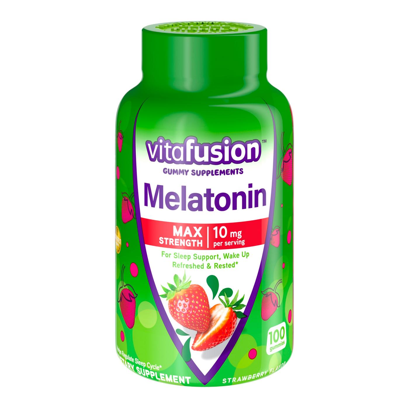 Vitafusion Melatonin Max Strength 10 mg Gummies; image 1 of 6