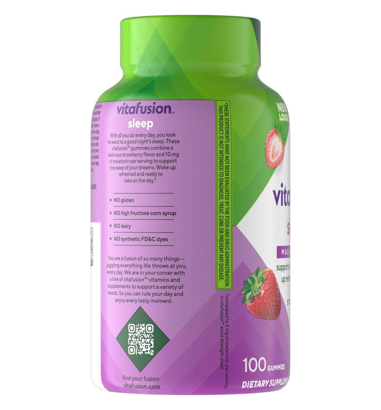 Vitafusion Melatonin Max Strength 10 mg Gummies; image 5 of 6