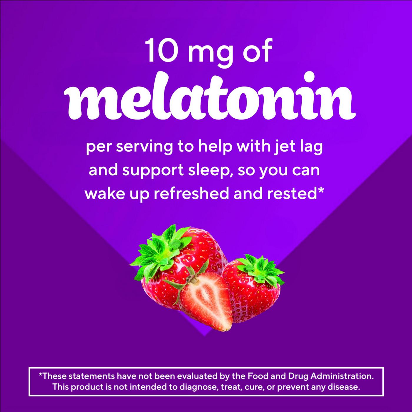 Vitafusion Max Strength Melatonin 10 mg Gummies - Strawberry; image 9 of 9
