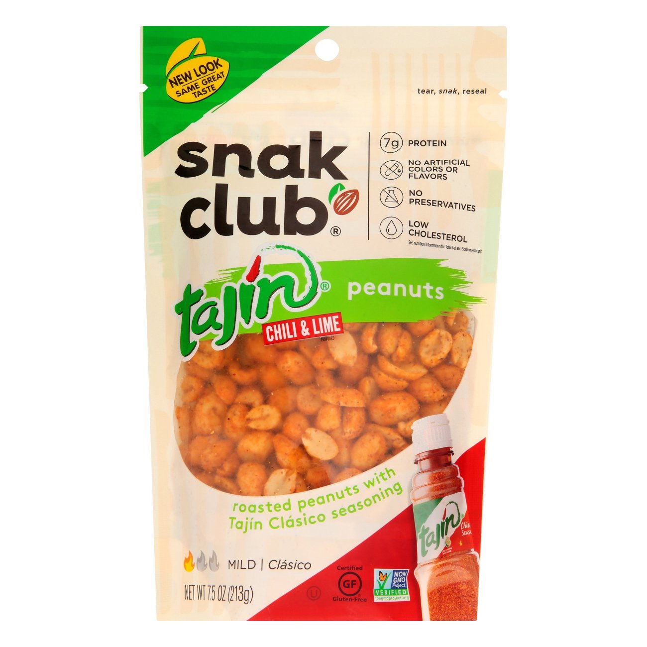 Snak Club Tajin Clasico Peanuts Shop Nuts & seeds at HEB
