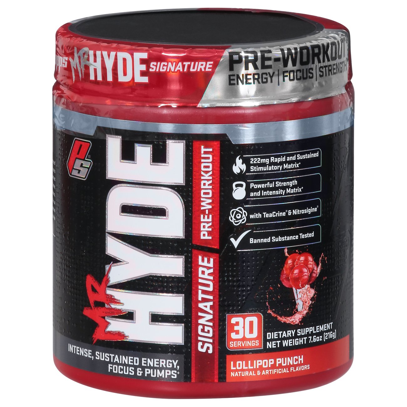 ProSupps Mr. Hyde Signature Pre-Workout - Lollopop Punch, 7.6 oz