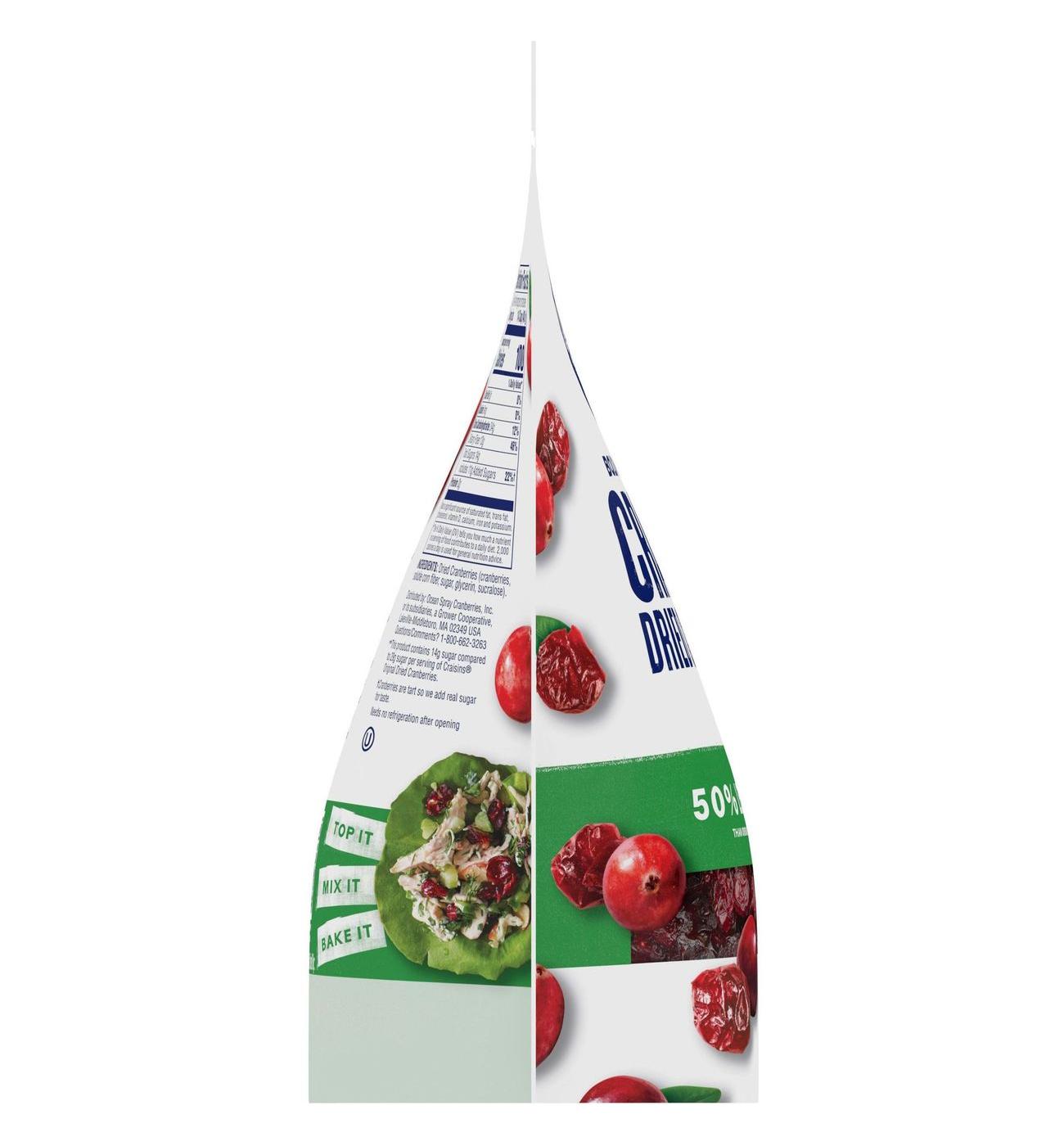 Ocean Spray Craisins 50% Less Sugar Dried Cranberries; image 7 of 8