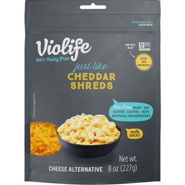Violife Just Like Cheddar Shreds Dairy Free Cheese Alternative