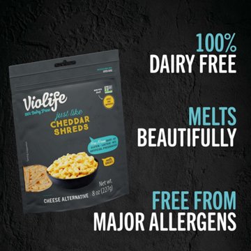 Violife Just Like Cheddar Shreds Dairy Free Cheese Alternative